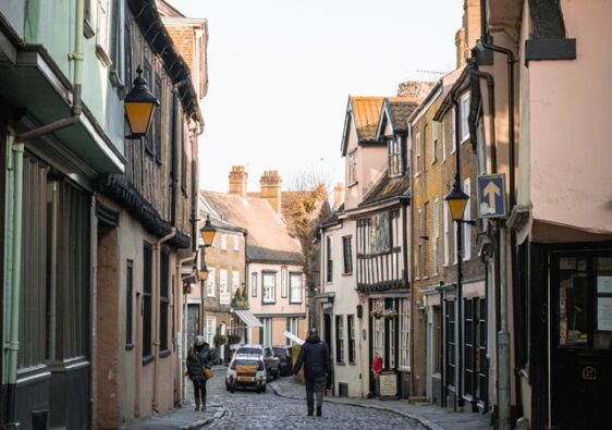 city streets of norwich